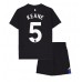 Everton Michael Keane #5 Tredjedraktsett Barn 2025-26 Korte ermer (+ Korte bukser)